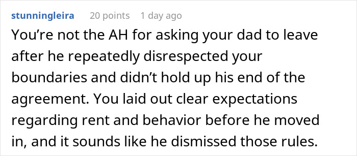 “I’m Your Father; I Shouldn’t Have To Pay”: Man Breaks Son’s House Rules, Eviction Ensues