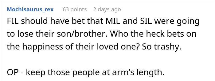 Woman Finds Out In-Laws Are Purposely Trying To Ruin Her Marriage To Win A Bet