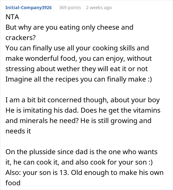 “I Am Fed Up”: Wife Stops Cooking For Picky Husband And Son, Finds Unexpected Peace