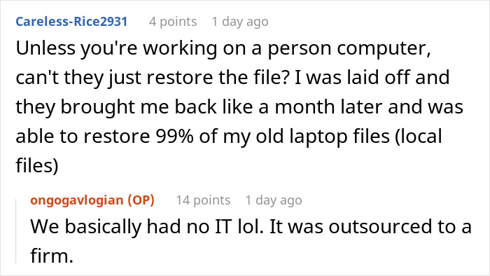 “Their Panic Set In”: Company Fires Employee, Regrets It When They Delete All Their Work