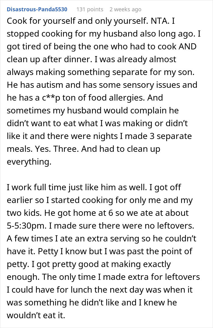 “I Am Fed Up”: Wife Stops Cooking For Picky Husband And Son, Finds Unexpected Peace