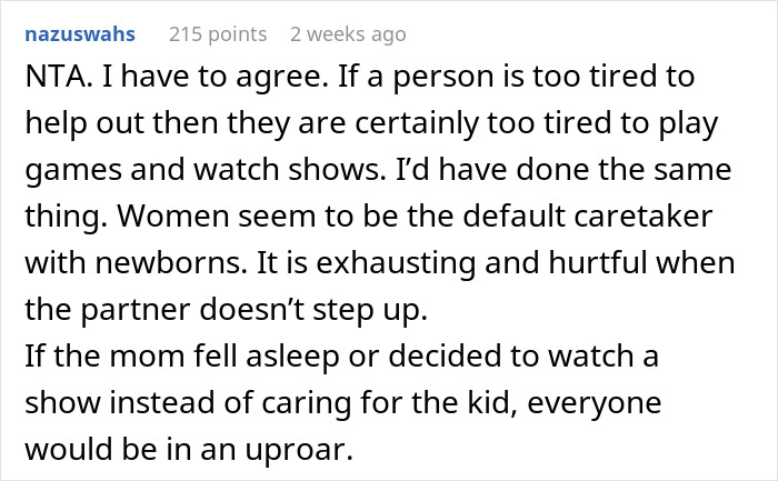 Man Faces The Consequences Of His Weaponized Incompetence He Used Against His Postpartum Wife