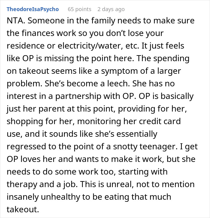“She Spent $1,176”: Wife's Daily Takeout Orders Push Man To His Limit, Financial Lockdown Ensues