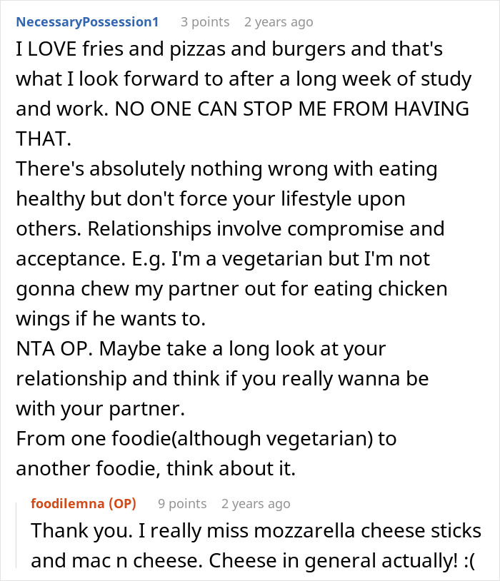 GF’s Restrictive Food Preferences Make BF Lose All Patience With Her, He Asks For Advice