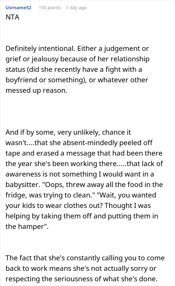 Woman Heartbroken After Babysitter Wipes Taped-Over Notes That Her Late Husband Left 3 Years Ago