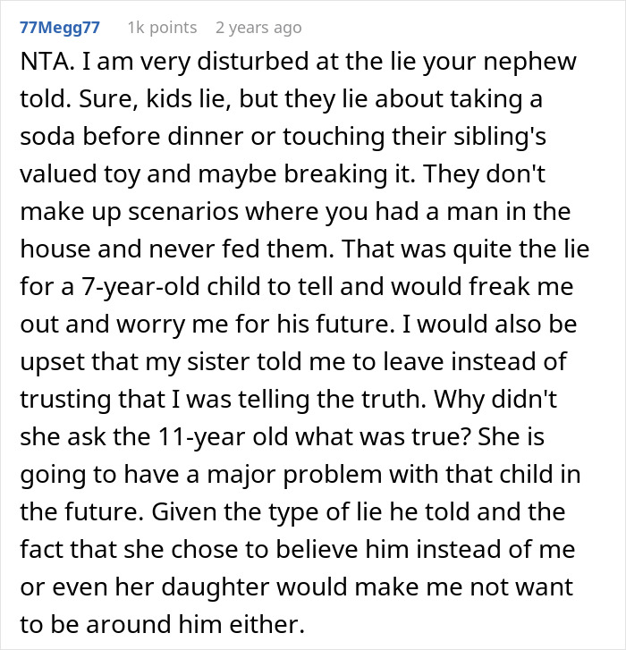 7YO Falsely Accuses Relative Of Neglecting Him While Babysitting, They Refuse To Help Anymore