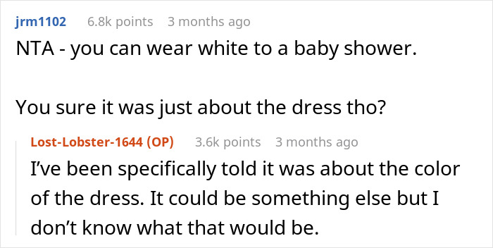 Woman Confused About Why The Dress She Wore To A Friend’s Baby Shower Was Inappropriate