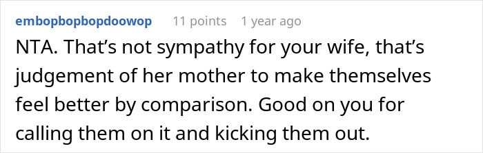 Man’s Parents Shame His MIL For Lack Of Financial And Childcare Support, He Throws Them Out