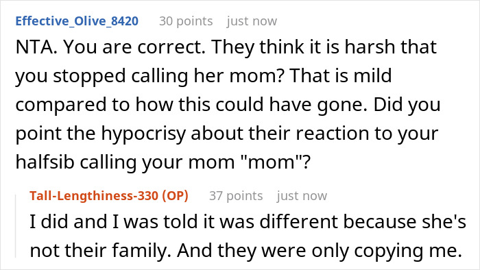 Dad, Stepmom Mock Teen’s Bio Mom, Kid Overhears Them, Quits Calling Stepmom “Mom” For Good