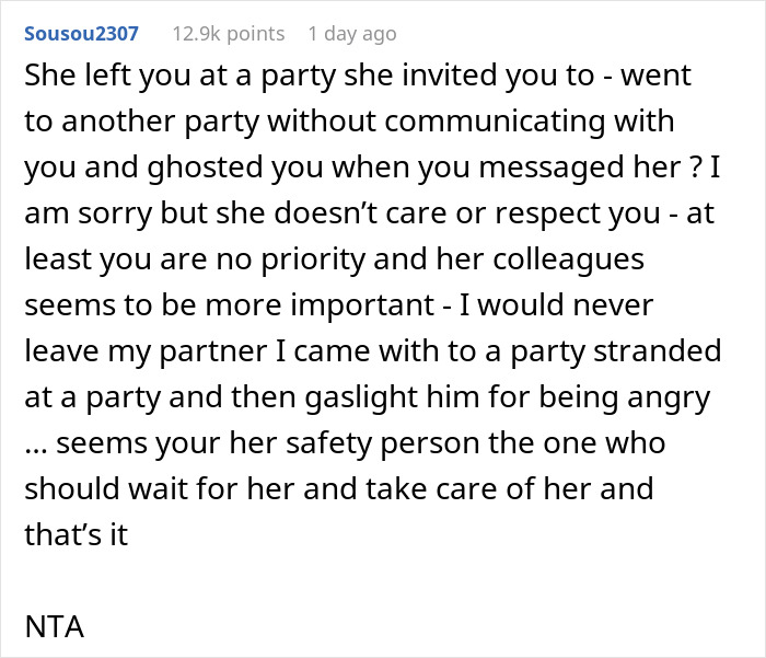 BF Isn't Invited To GF's Friend's Afterparty, She Ignores His Texts All Night, He Dumps Her