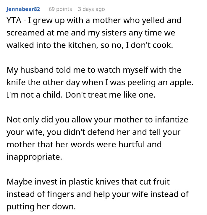 Woman Doesn't Even Know How To Cut Fruit, MIL Calls Her Pathetic