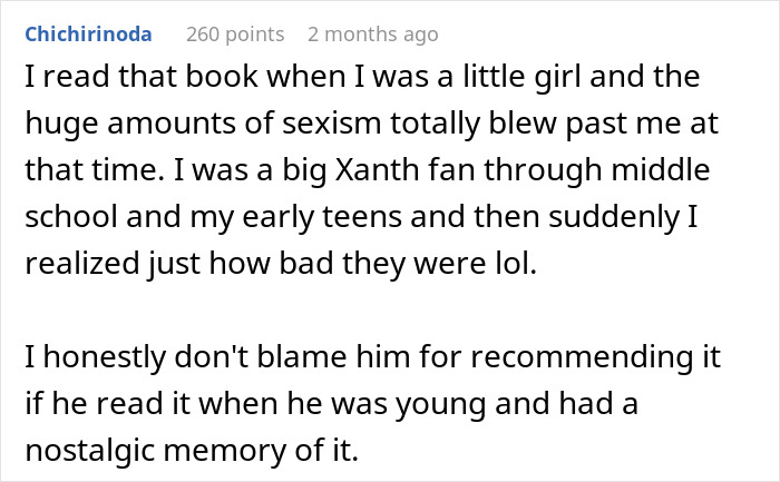 Woman Is Lost After Her Older BF Gives Her A Misogynist Book To Read, Posts Update 8 Years Later