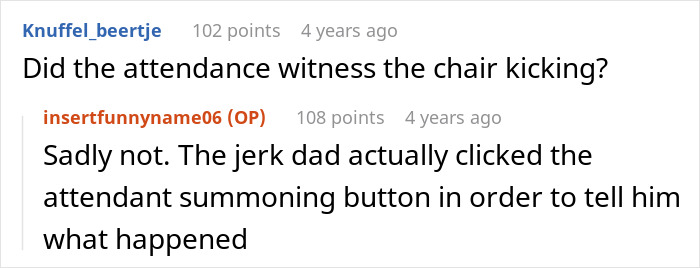 Rude Kid On Flight Won’t Stop Kicking Teen’s Seat, Dad Teaches His Parents A Lesson