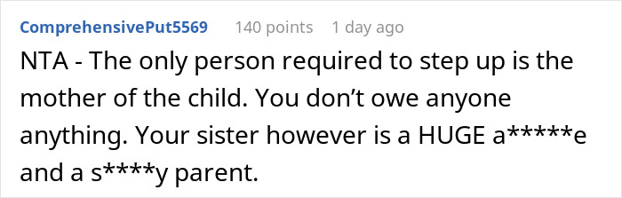 “[Am I The Jerk] For Telling My Sister I Won’t Raise Her Child After She Abandoned Him?”