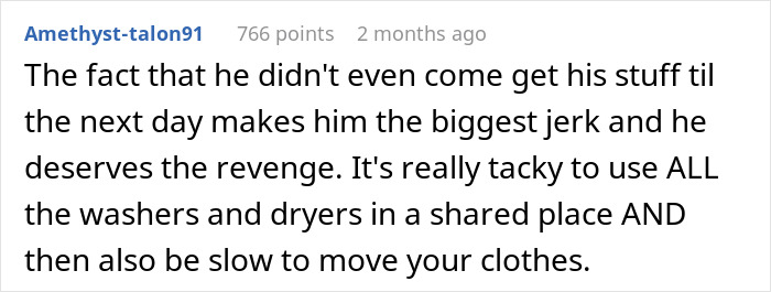 Neighbor Does Laundry After Midnight, Person Makes Sure His Clothes Are Not Washed