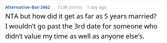 “AITA For Letting My Chronically Late Wife Miss An Event She Was Looking Forward To?”