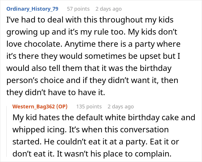 MIL Insists 5YO Change His B-Day Cake As She Doesn’t Like Chocolate, Is Stunned When He Refuses