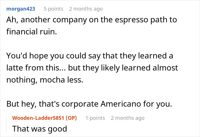 Company Won’t Allow Employee To Bend The Rules, Regrets It When He Spends $750 On Coffee