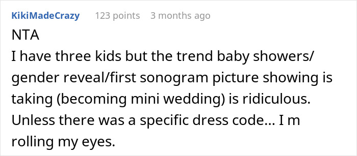 Woman Confused About Why The Dress She Wore To A Friend’s Baby Shower Was Inappropriate