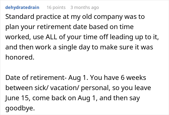 Worker Puts In Two-Month Leave After Company Refuses To Roll Over A Single PTO Day