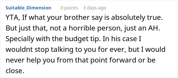 Man Receives $50,000 From His Grandfather, Refuses To Split The Inheritance With His Brother