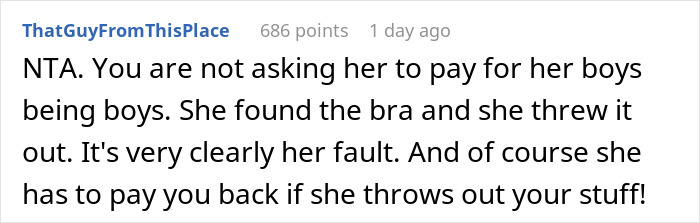 Lady Livid Over Sis Tossing Daughter's Expensive Bra And Refusing To Pay Her Back, Kicks Her Out