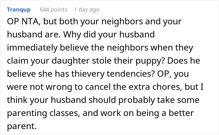 Neighbors Apologize For Falsely Accusing Kid Of Stealing A Dog, Dad Still Insists On Punishing Her