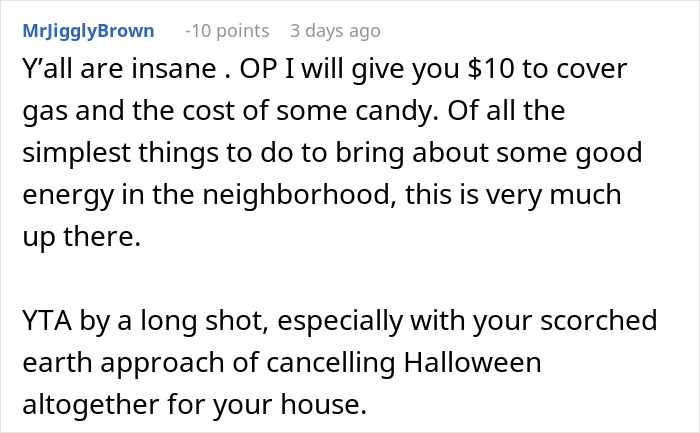 Couple Cancels Trick-Or-Treating For Everyone After One Entitled Mom Demanded Special Treatment