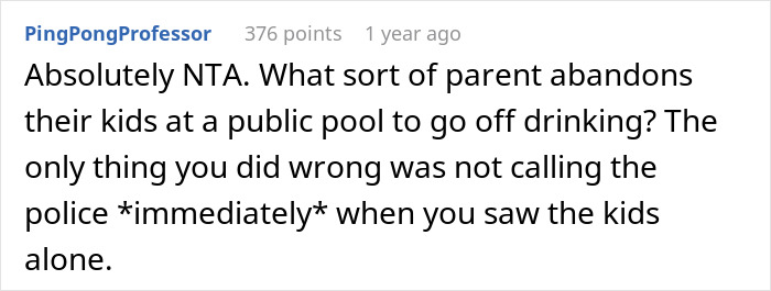 Dad Leaves 4YO And 5YO In Public Pool And Moseys Down To A Bar, Can’t Believe Staff Called Cops