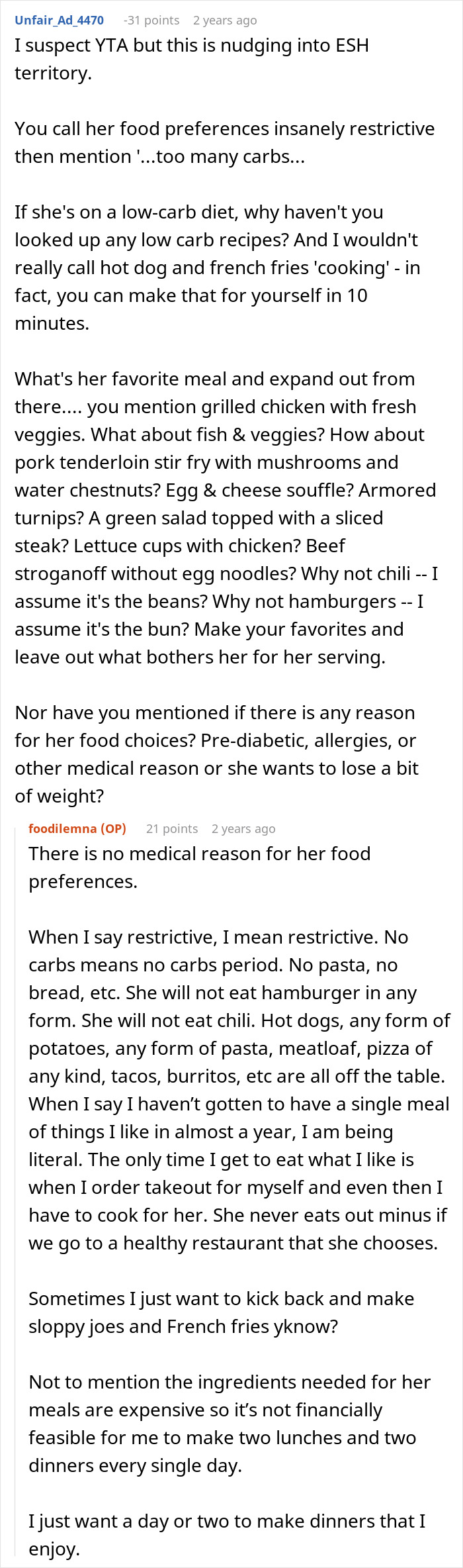 GF’s Restrictive Food Preferences Make BF Lose All Patience With Her, He Asks For Advice