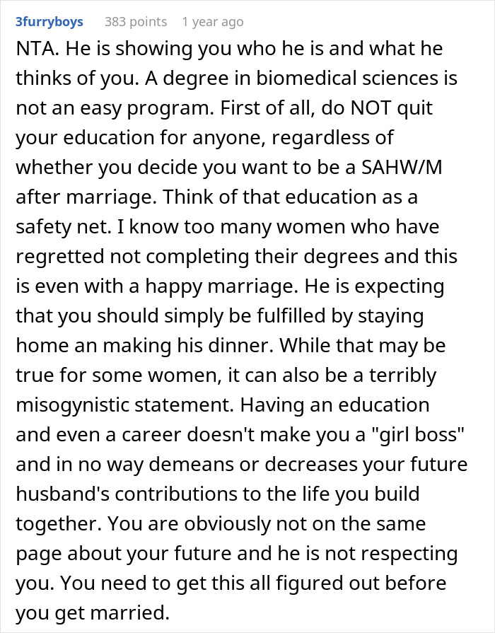 Woman Vents About Fiancé’s Rant About Her Education, Gets A Reality Check About This Relationship