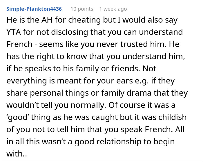 “He Got Mad”: Woman Learns BF’s Secret After Years Of Pretending Not To Understand His Language