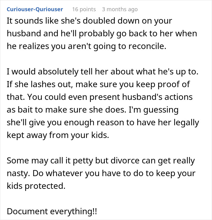 Husband Tries To “Fix” Marriage While Cozying Up To Mistress, Wife Has Had Enough