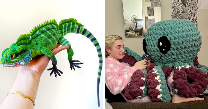 96 People Who Mastered The Art Of Crochet And Shared Their Best Creations Online