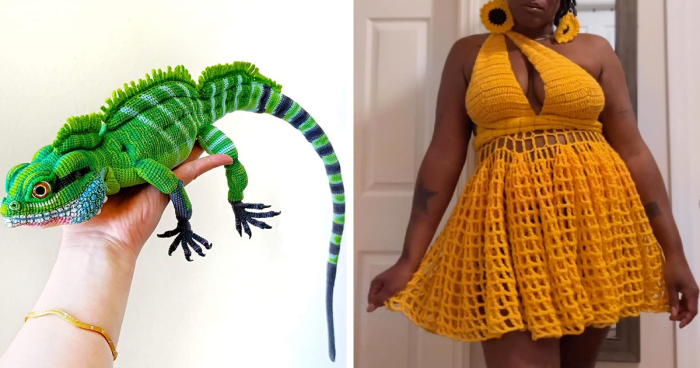 This Group Is Dedicated To Cool And Creative Crochet Designs, Here Are The 96 Best Ones