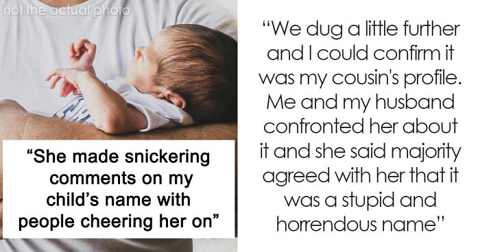 “Setting Our Son Up For Failure”: Couple Kicks Cousin Out After She Mocked Their Son’s Name