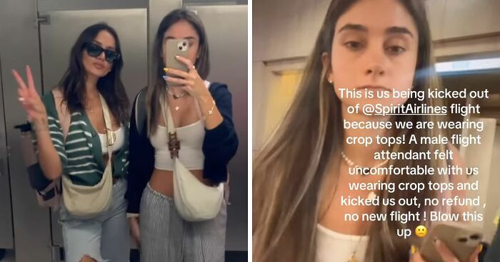 Women Kicked Out Of Plane After Crew Told Them To ‘Cover Up’ Due To Their Crop Top Outfits