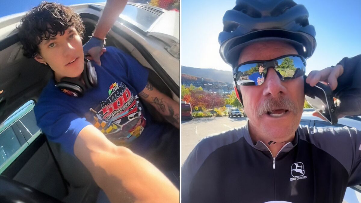 “Male Karen” Cyclist Shouts At Driver He Has “More Rights”—Gets Fined By Cops He Called