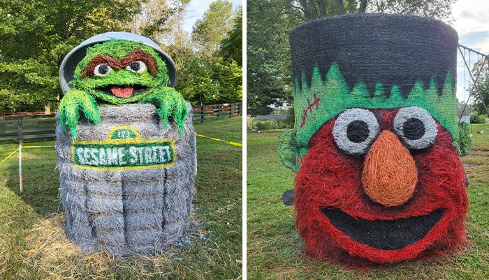 My Halloween Hay Bale Art To Brighten Your Day (12 New Pics)