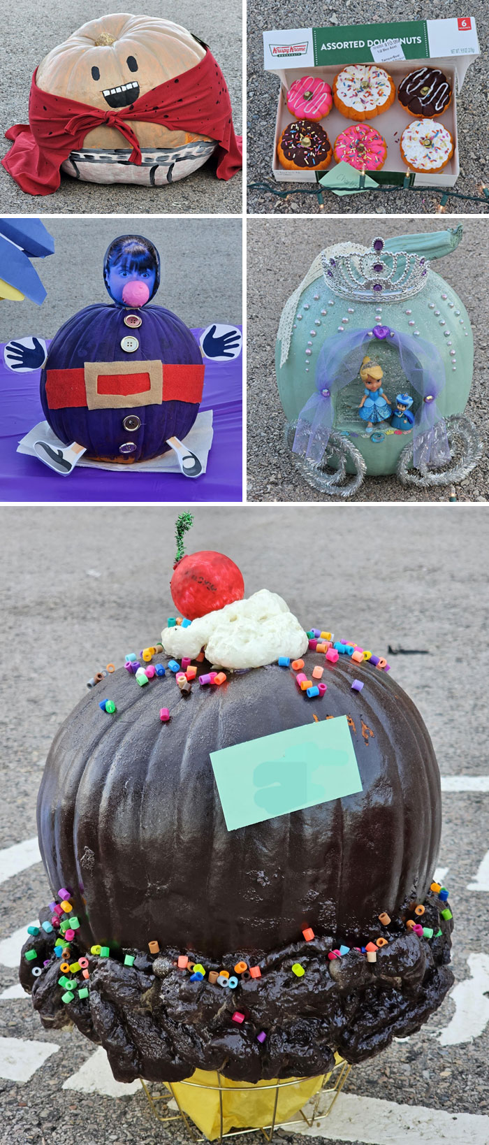 My Kid's Elementary School Had A Pumpkin Decorating Contest. I Was Very Impressed With The Creativity. Here Are Some Of My Favorites