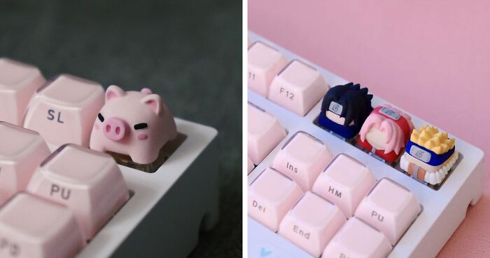 This Artist Creates Amazing Detailed Keyboard Keycaps, Here Are 21 Of Her Best Ones