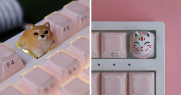 This Artist Creates Amazing Detailed Keyboard Keycaps, Here Are 21 Of Her Best Ones