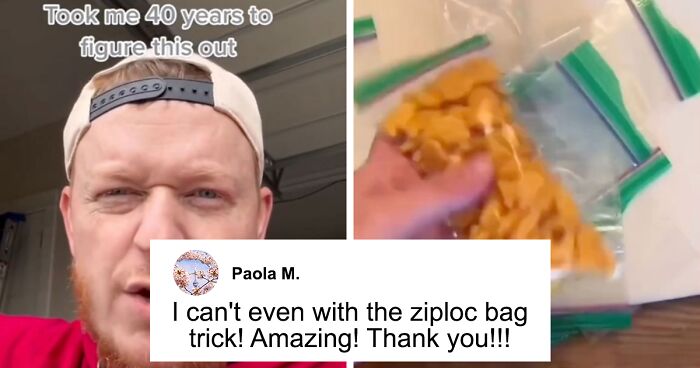 People Can’t Stop Thanking This TikTok Dad For Viral Ziploc Bag Trick