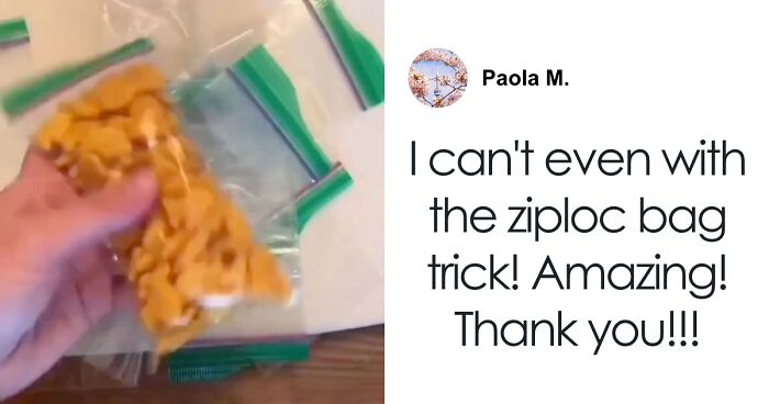 Father-Of-3 Goes Viral With “Amazing” Money-Saving Ziploc Bag Hack