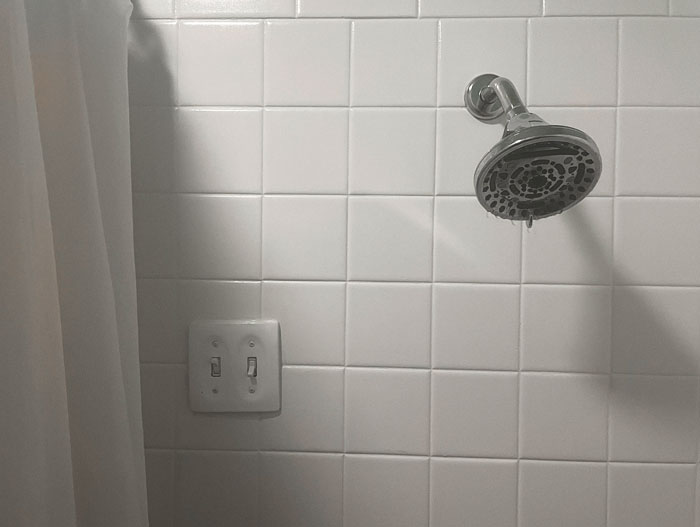 The Outlet Is Less Than A Foot Away From The Shower And Is Inside The Curtain. Is This Safe?