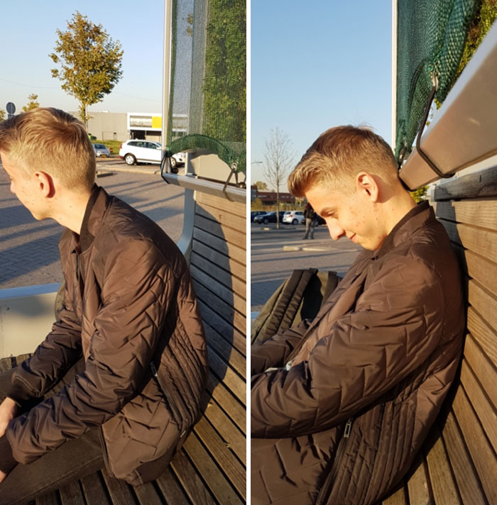 A Bench At A Metro Station