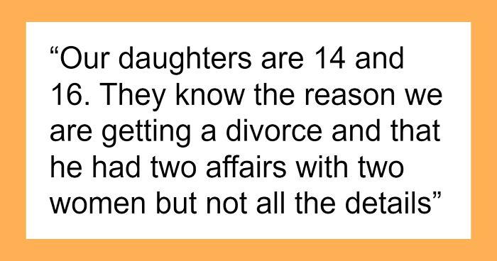 Woman Wants To Divorce Cheating Hubby, Daughters Expect Mom To Stay With Him Despite Knowing Truth