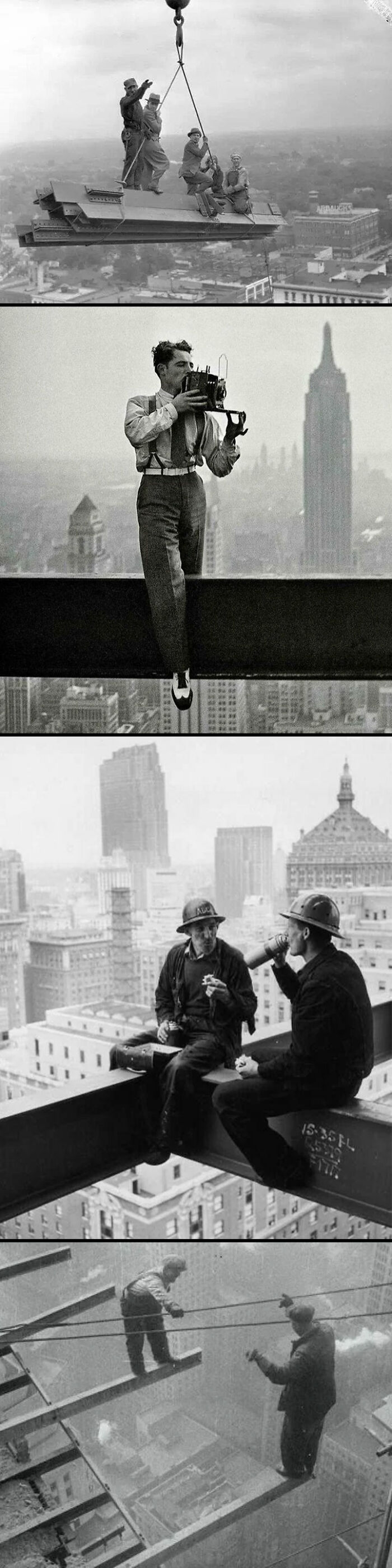 Did The Fear Of Heights Not Exist Back Then?