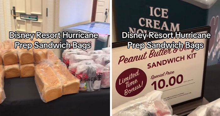 Guests Stuck In Disney Resort During Hurricane Milton Charged $10 For “Prep Sandwich Bags”