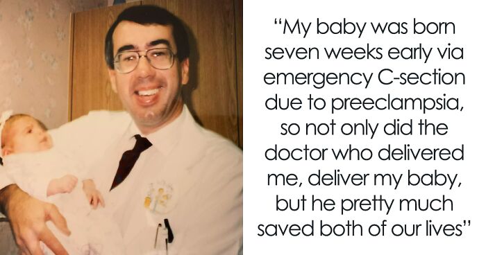 Doctor Delivers A Girl, 29 Years Later He Helps Her Give Birth To Her Own Baby And Goes Viral